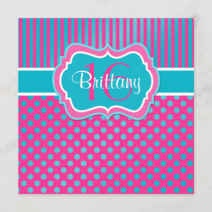 Convite do aniversário das bolinhas azuis,