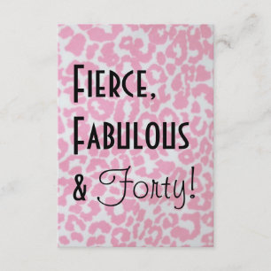 Convite do aniversário de 40 anos do impressão d