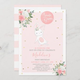 Convite do aniversário do coelho algum aniversário