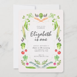 Convite do aniversário do mercado dos fazendeiros