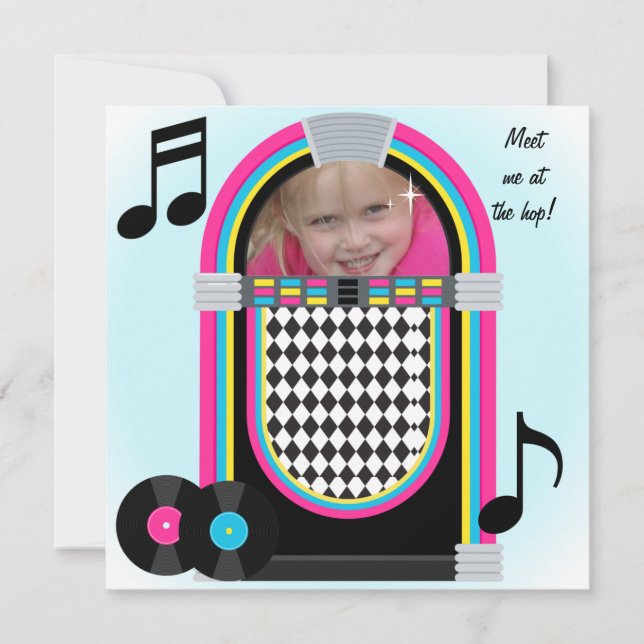 convite do aniversário do salto do 50 (Frente)