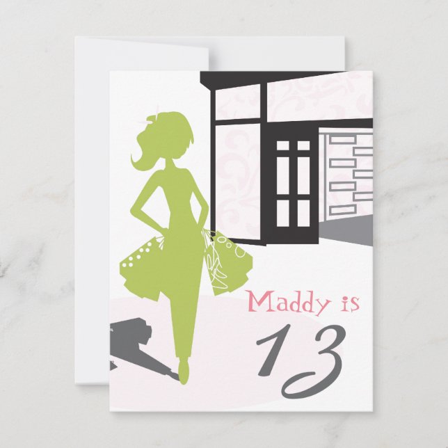 Convite do aniversário - partido na alameda (Frente)