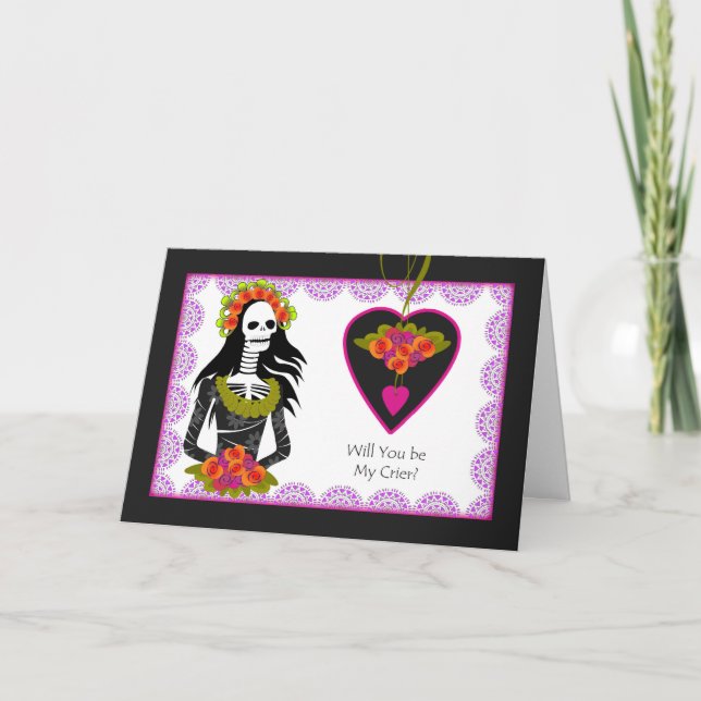 Convite do Anunciador, Casamento Dia de los Muerto (Frente)