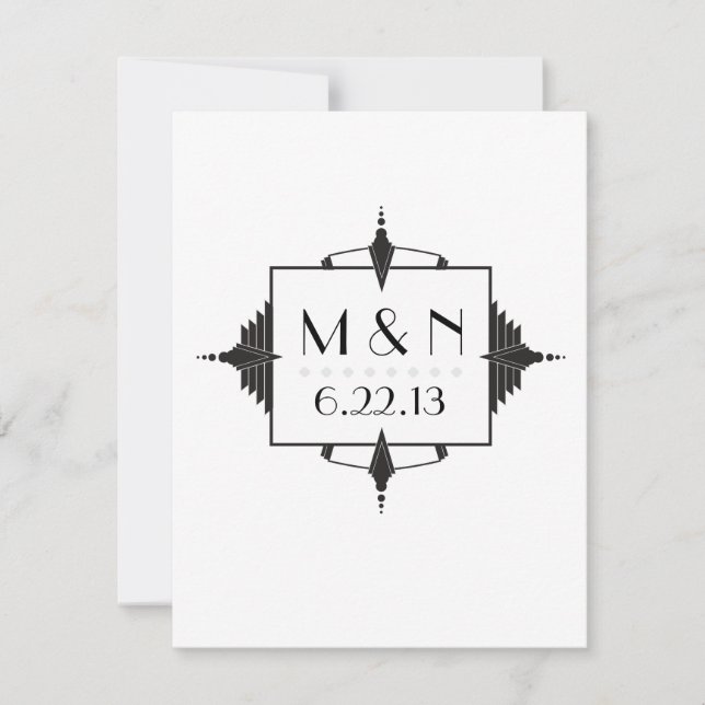 Convite do art deco (Frente)