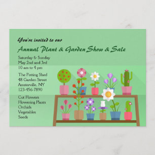 Convite do banco da flor