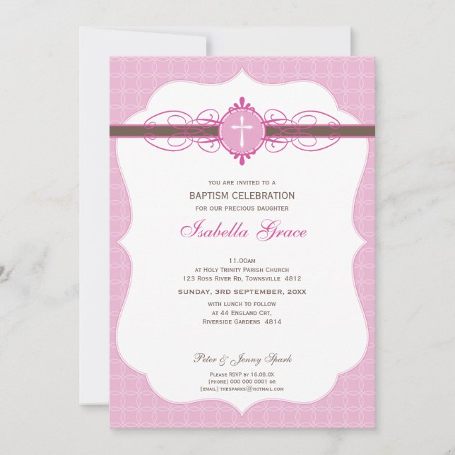 CONVITE DO BAPTISM :: imaculue 4P (Frente)