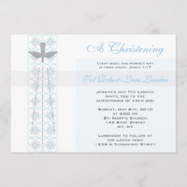 Convite do batismo do menino