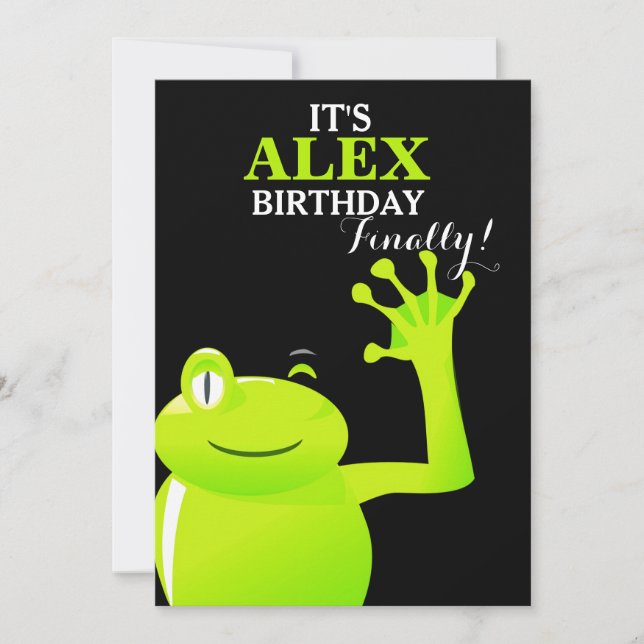 Convite do bebê do dia de pulo do ano de pulo (Frente)