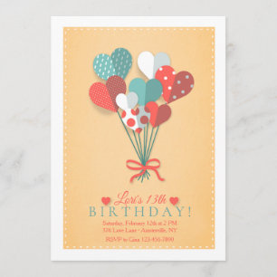 Convite do buquê do coração