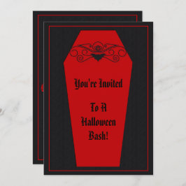 Convite do caixão do bastão