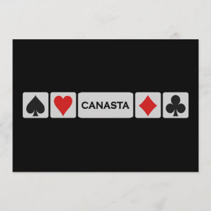 Convite do Canasta - personalize
