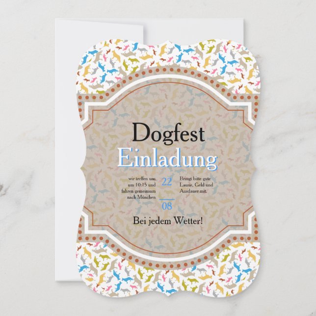 Convite do Cão Pastor (Verso)