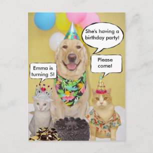 Convite do cartão do BD do miúdo