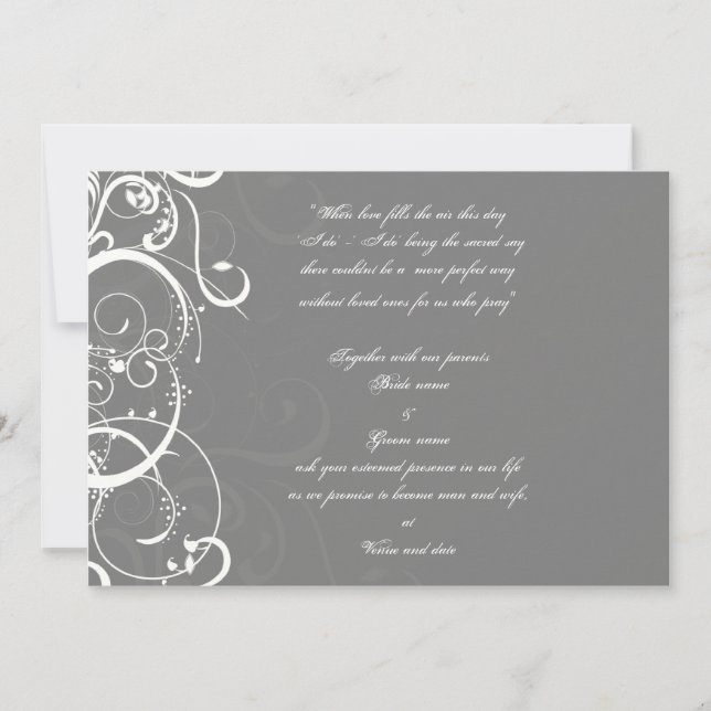 Convite do casamento (Frente)