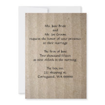 Convite do casamento da ilusão do cartão