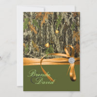 Convite do casamento de Camo da caça