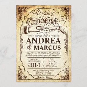 convite do casamento de Excha do anel da cerimóni