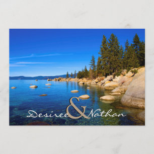Convite do casamento de Lake Tahoe