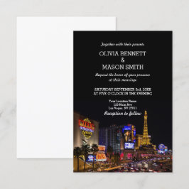 Convite do casamento do destino de Viva Las Vegas