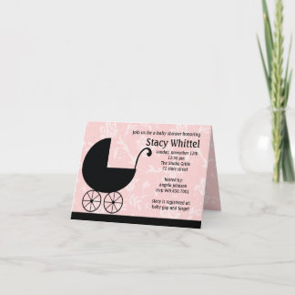 Convite do chá de fraldas