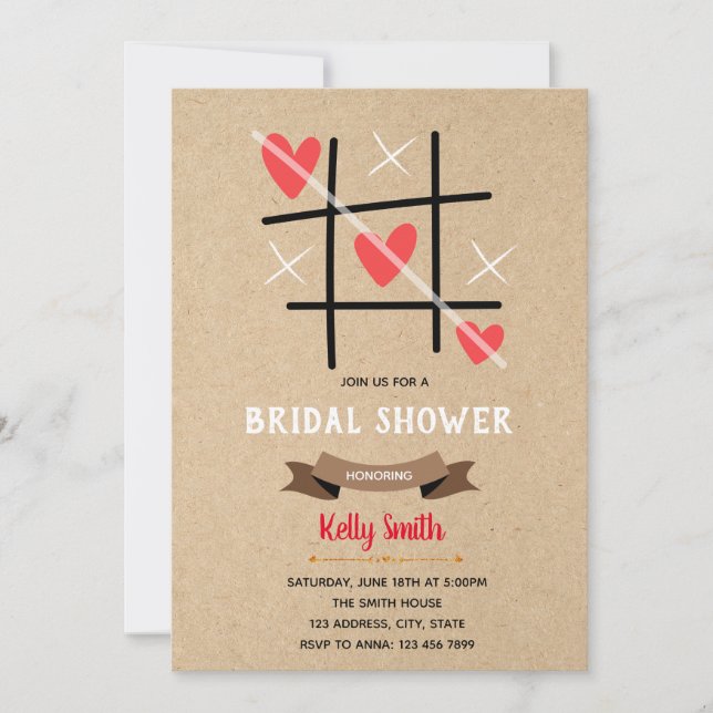 Convite do chá de fraldas do dedo do pé de Tic tac (Frente)