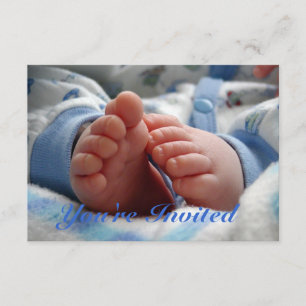 Convite do chá de fraldas do menino