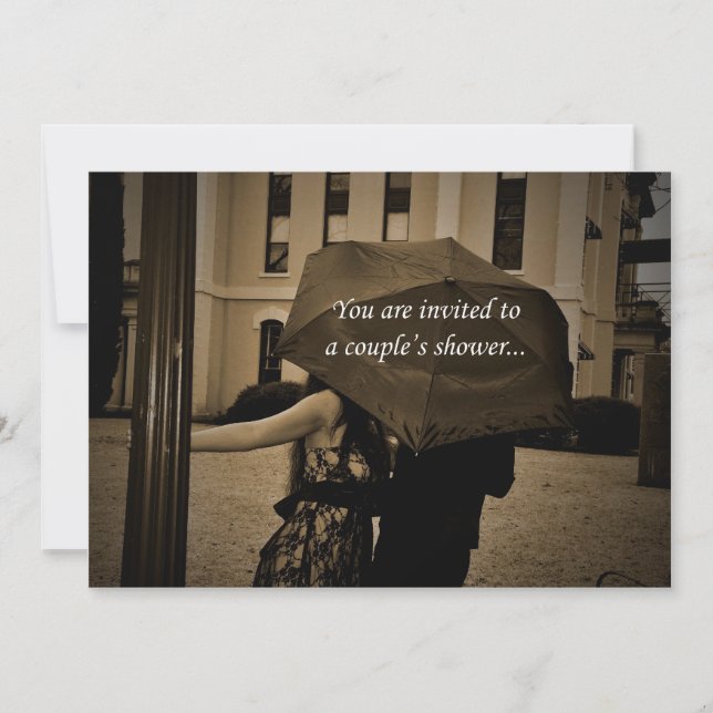 Convite do chá do Jack e da Jill do casal do (Frente)