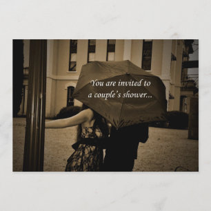 Convite do chá do Jack e da Jill do casal do