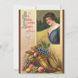 Convite do comensal da acção de graças