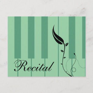 Convite do considerando do piano