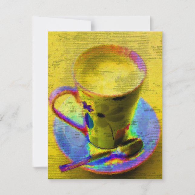 Convite do copo de chá (Frente)