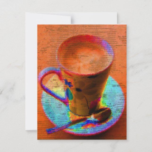 Convite do copo de chá (Frente)