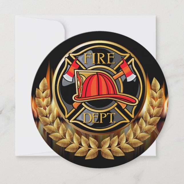 Convite do Corpo de Bombeiros (Frente)