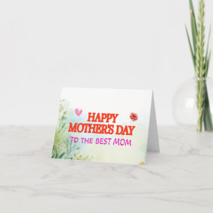 Convite do Dia das Mães Feliz