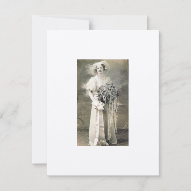 Convite do Dia do Casamento Dela (Frente)