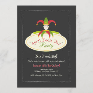 Convite do dia do enganado