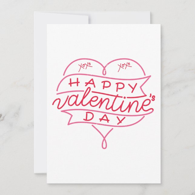 Convite do Dia dos Namorados Feliz (Frente)