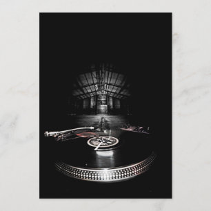 Convite do DJ do partido