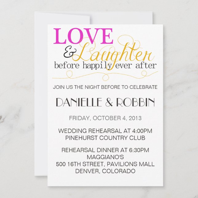 Convite do ensaio do amor & do riso (Frente)