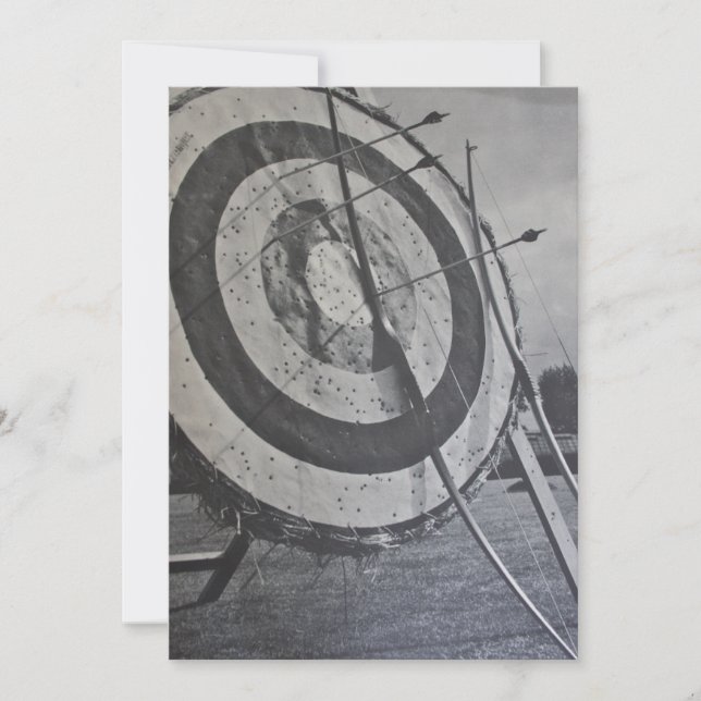 Convite do equipamento do tiro ao arco (Frente)