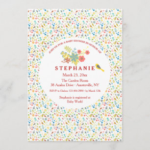 Convite do Fling do primavera