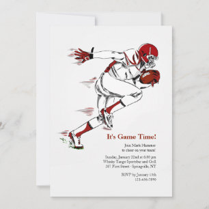 Convite do futebol americano