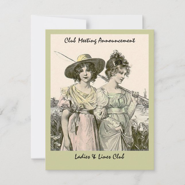 CONVITE DO GRUPO DE PESCA DE VOO FEMININO (Frente)