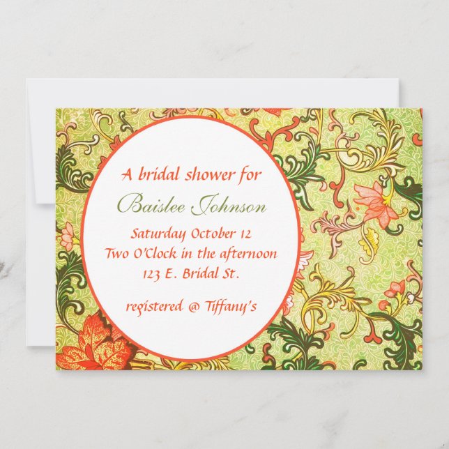 Convite do Jardim Baislee (Frente)