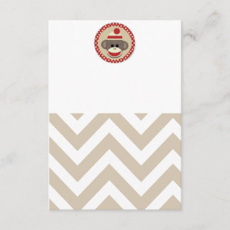 Convite do macaco da peúga