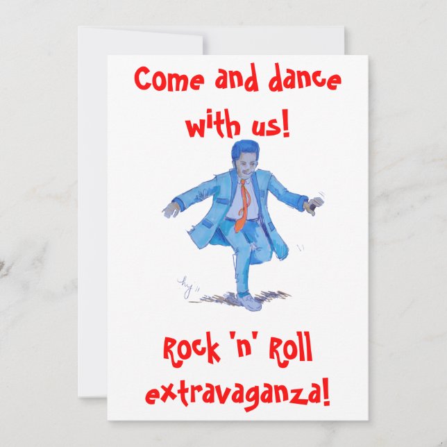 convite do menino do ursinho (Frente)