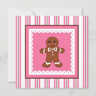 Convite do pão-de-espécie do Natal