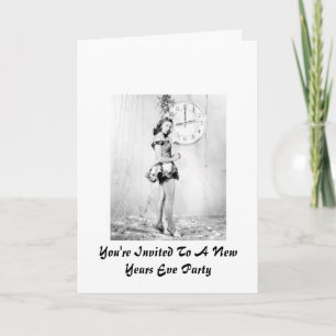 Convite do partido da véspera de ano novo
