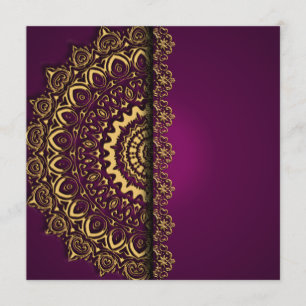 Convite do roxo real e do ouro