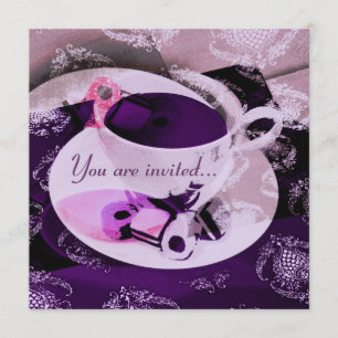 convite do tea party
